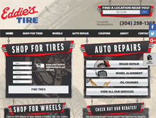 Tablet Screenshot of eddiestireservice.com